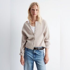 & Other Stories Heathered Cardigan